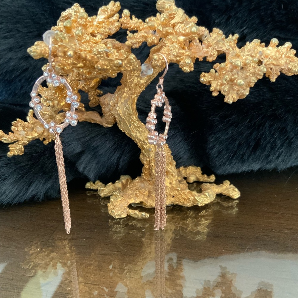 Rose Gold .925 Earrings